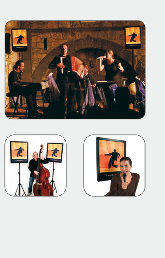 Soundplakat live im Einsatz