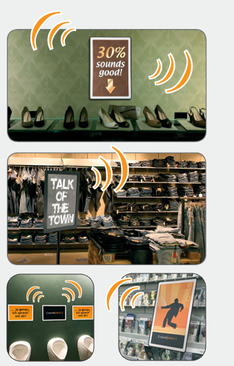 Sounddisplay live im Einsatz